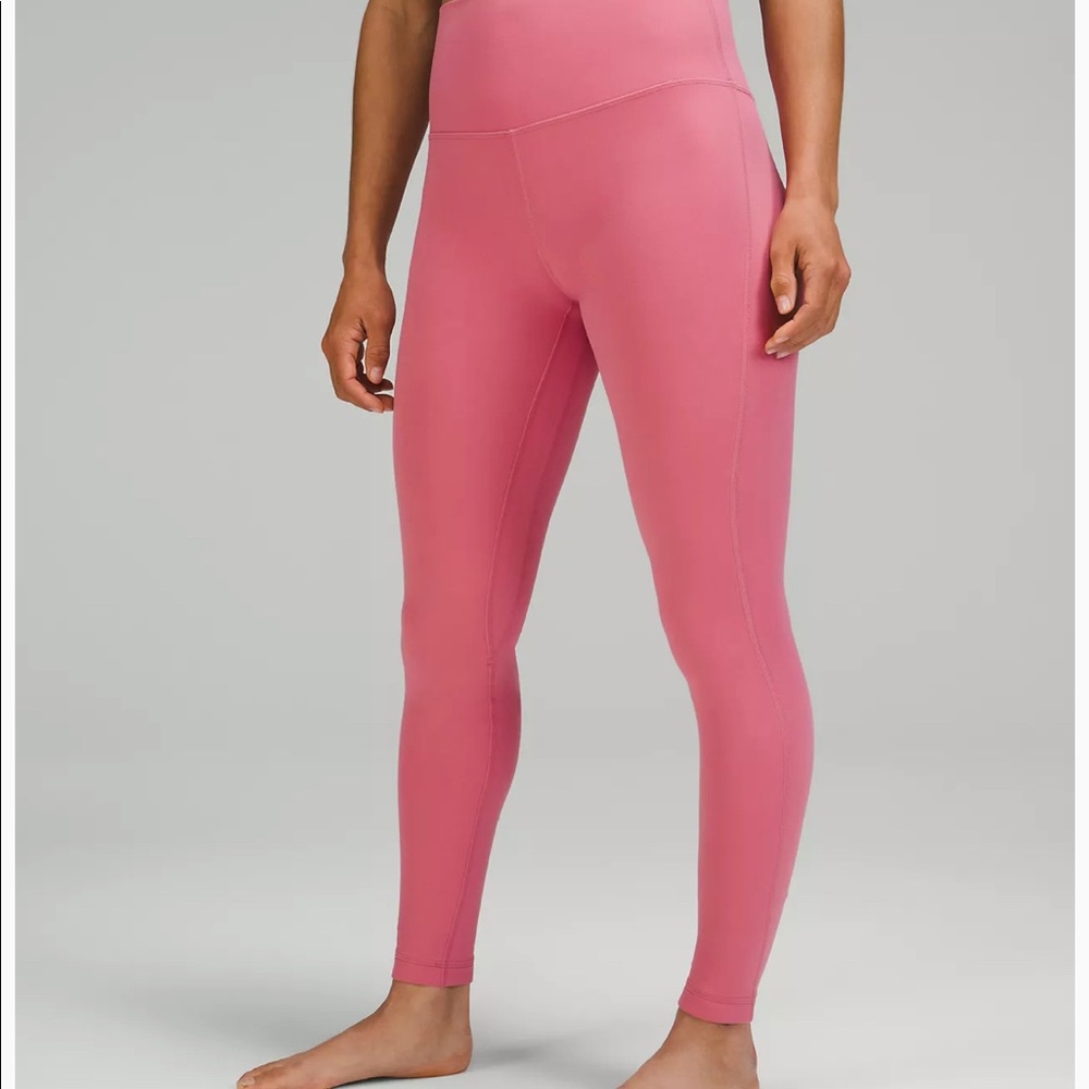 Lululemon Align High-Rise Pant 25” pink blossom. Make offer!